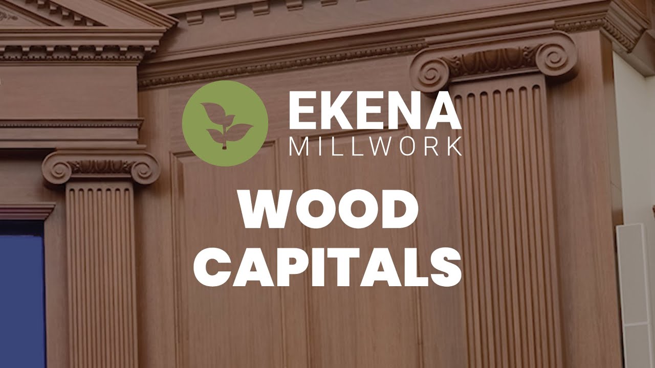 How to Enhance Your Architecture with Wood Capitals and Bases - YouTube