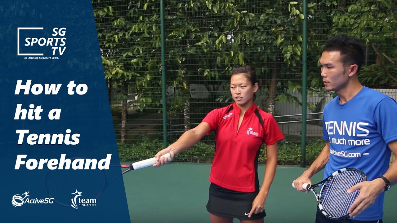 Tennis101 How to hit a tennis forehand [Tennis for Beginners] YouTube