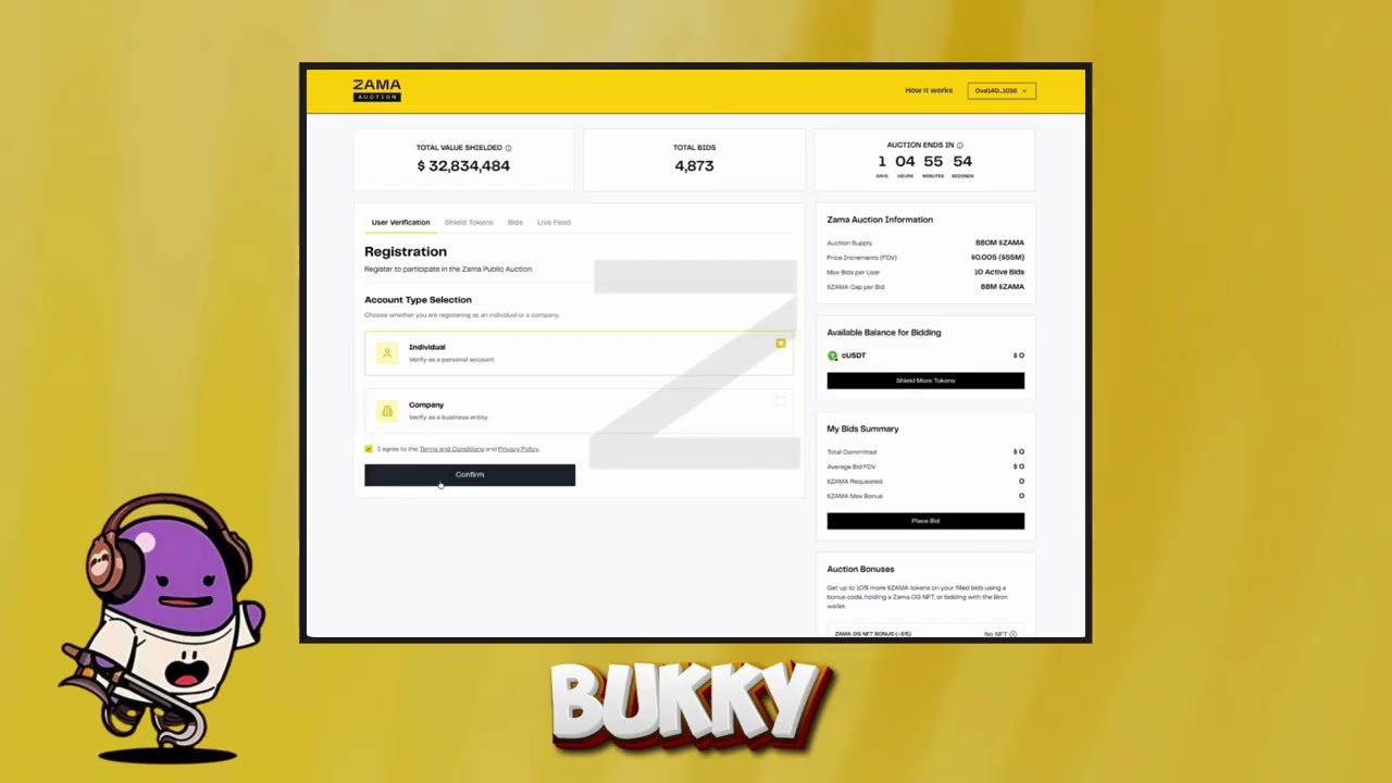 Zama Auction is Live !