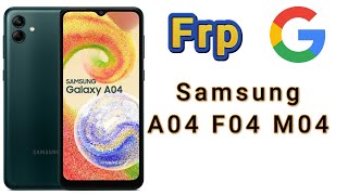 Eliminar Cuenta Google Samsung A04 M04 F04 | Cualquier Binario