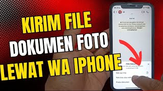 How to send photo document files via WhatsApp on iPhone