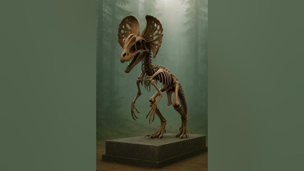 Watch a Dilophosaurus Fossil Come to Life – Realistic Dino Sounds! #Shorts Watch a Dilophosaurus Fossil Come to Life – Realistic Dino Sounds! #Shorts