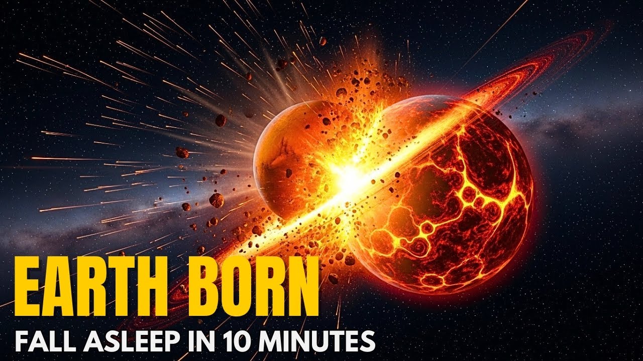 The History of Earth’s Formation from Cosmic Dust to Oceans | Fall Asleep in 10 Minutes