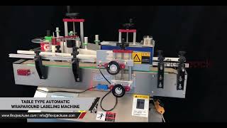 TABLE TYPE AUTOMATIC WRAPAROUND LABELING MACHINE