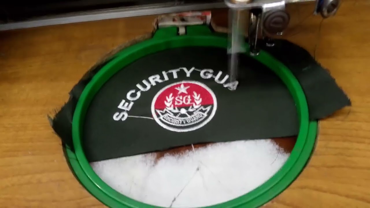 Flag embroidery tutorial... satisfying process..watch complete video?.