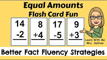 Equal Amounts Hunt Flash Card Fun: Better Fact Fluency Strategies