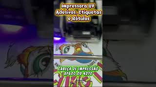 Impressora UV para Adesivos, Rótulos e Etiquetas