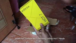 infinix Hot 7 Unboxing & Hands On