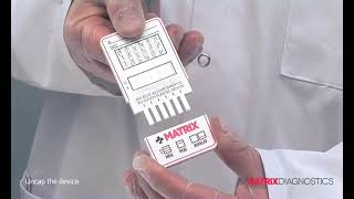 Matrix Diagnostics - How to use a Dip & Read Matrix Multi Drug Screening Card