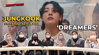 Reacts to Jung Kook (of BTS) featuring Fahad Al Kubaisi - Dreamers | FIFA World Cup 2022 Soundtrack