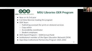 Open Educational Resource Program Development: A View from Two Institutions