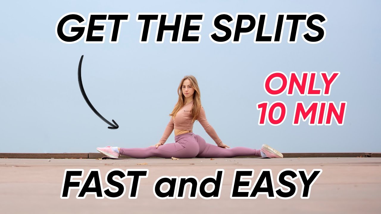 GET YOUR SPLITS IN 5 MIN | EASY SPLITS WORKOUT👍 #splits #gymnastics #homeworkout #stretching