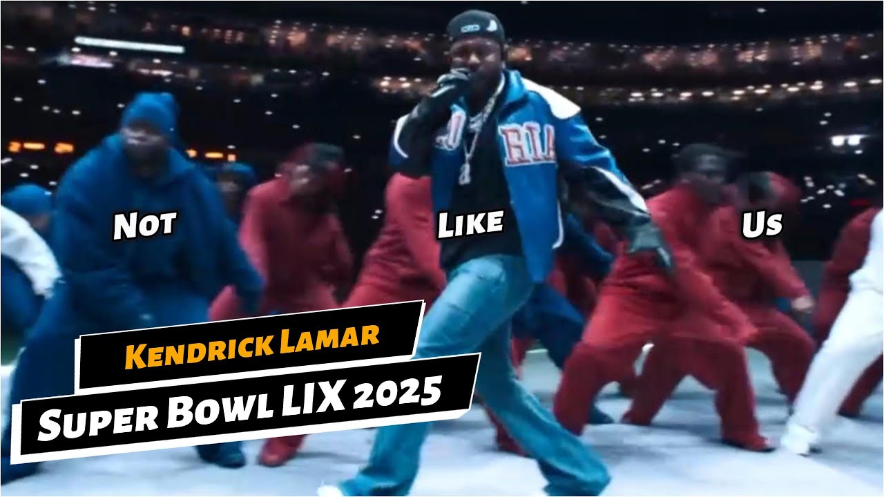 Kendrick Lamar Super Bowl 2025 performs Not Like us - YouTube