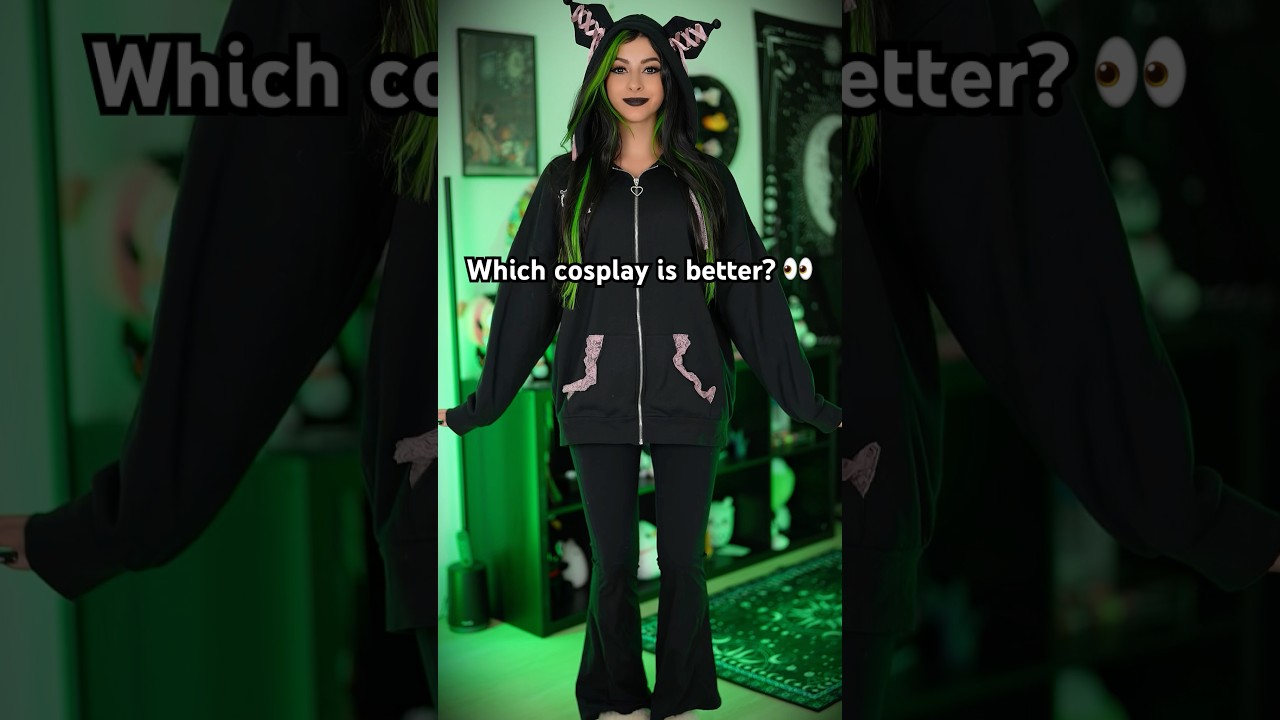 Which cosplay is better? 👀 #foryou #trending #cosplay #egirl #emo  #helpmemakethismakesense