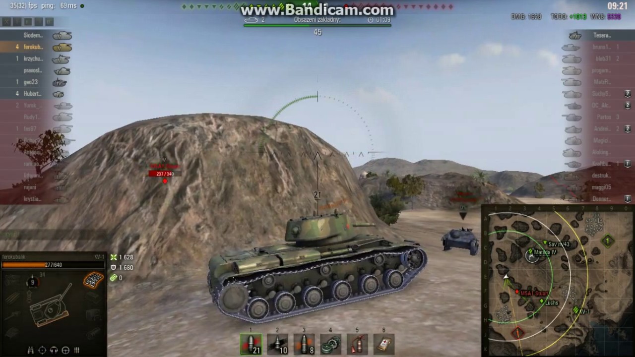 WorldOfTanks 2017 El Halluff KV 1 5xkill