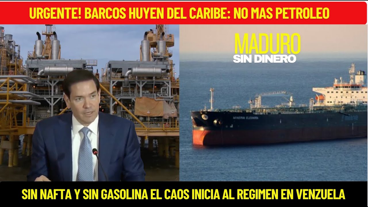 URGENTE! BARCOS HUYEN DEL CARIBE: SIN NAFTA Y SIN GASOLINA EL CAOS INICIA
