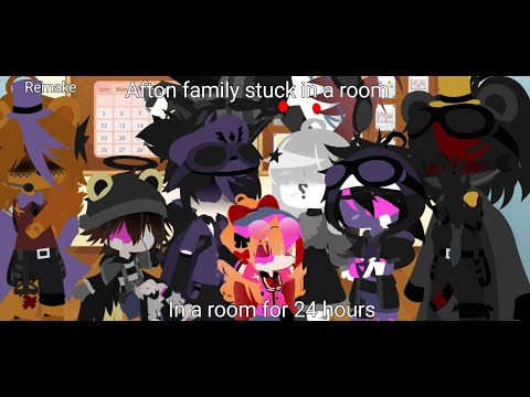 Afton Family Stuck In A Room For 24 Hours / remake / fnaf AU / +Nightmare, Nightmare fred and ennard