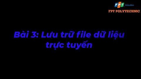 Lab 6: Các dịch vụ trên Internet