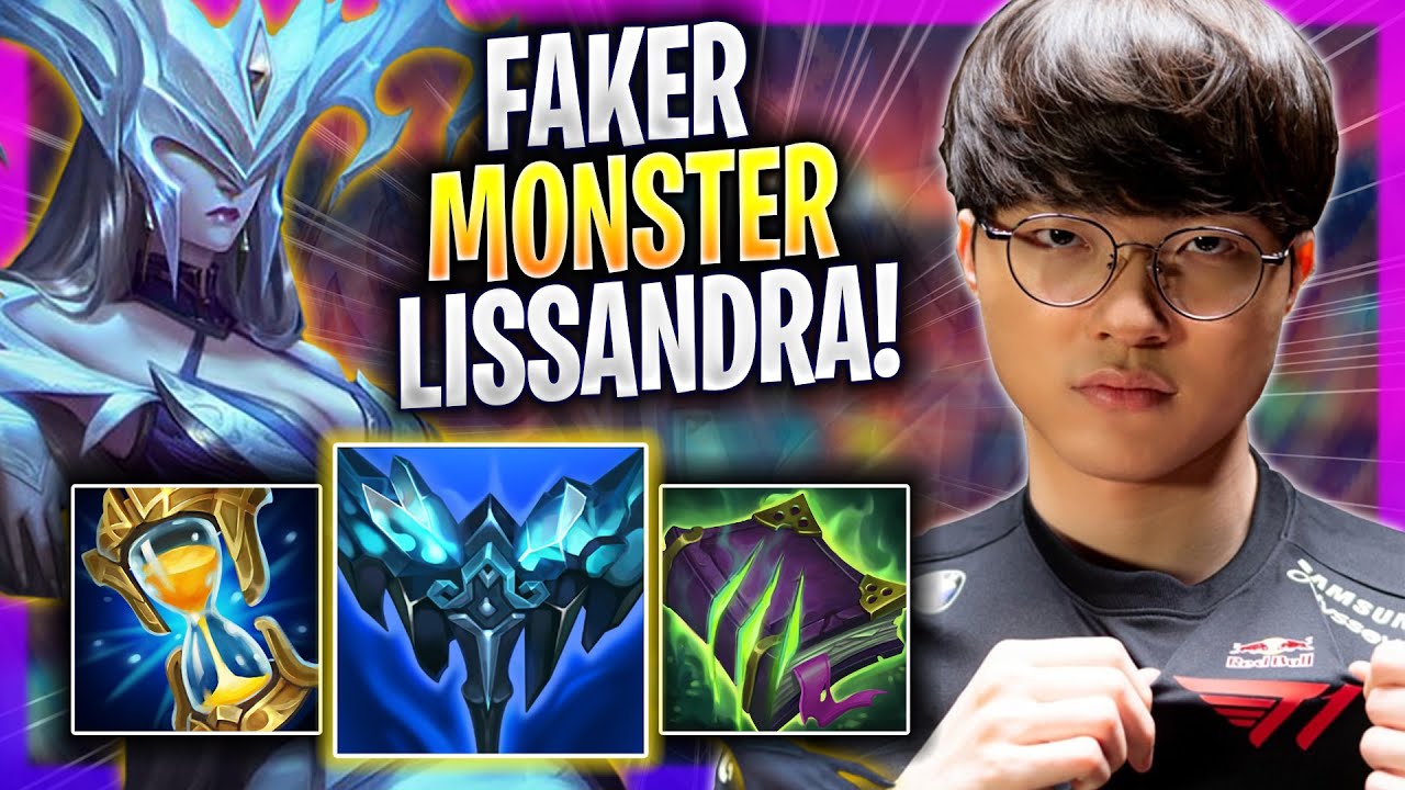 FAKER IS A MONSTER WITH LISSANDRA! - T1 Faker Plays Lissandra MID vs Zac! | Season 2023