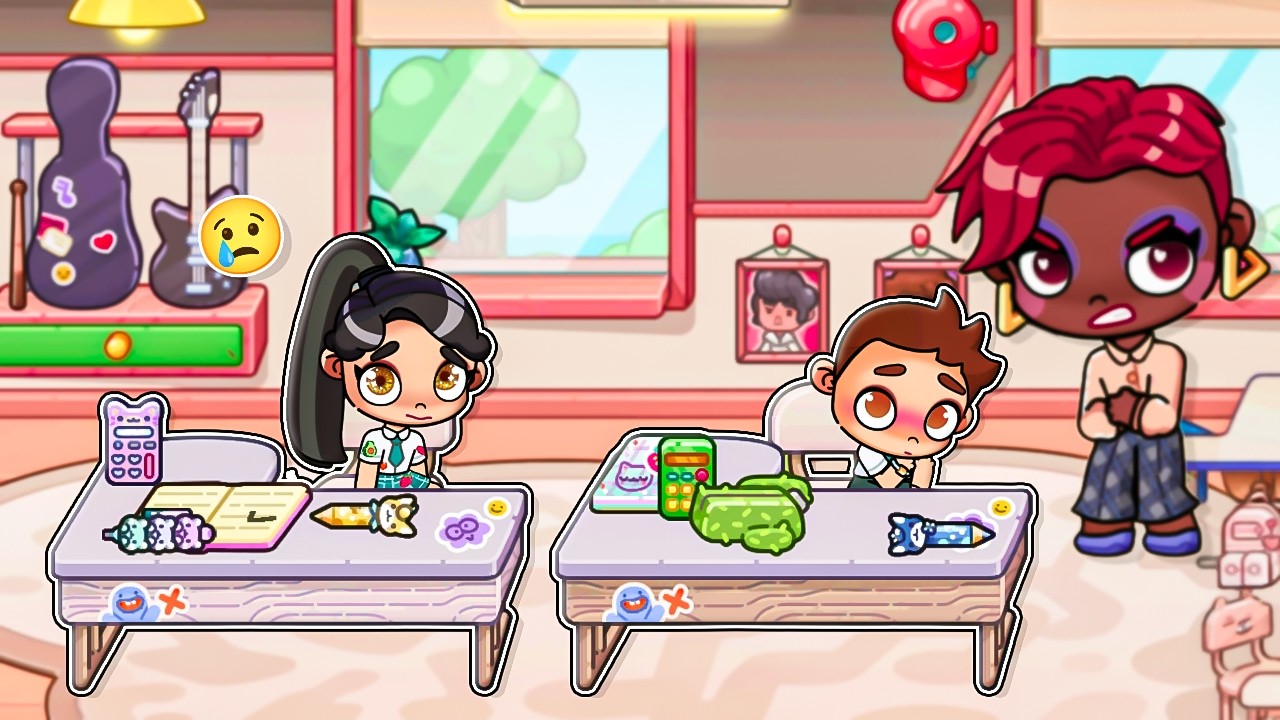 LISA A EU UNE HEURE DE RETENUE À CAUSE D'UNE HARCELEUSE DE SA CLASSE DANS AVATAR WORLD ! MISS QUEEN 