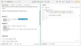 How to solve Leetcode #14 - Longest Common Prefix