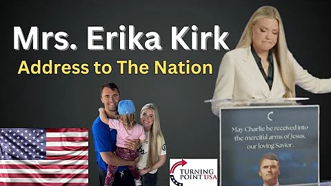 Erika Kirk, Widow of Charlie Kirk Emotional Address to The Nation 