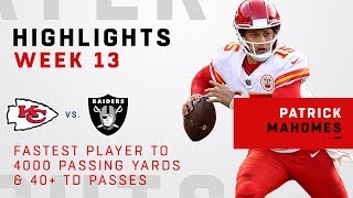 Check out player highlights of patrick mahomes in week 13. the kansas
city chiefs take on oakland raiders during 13 2018 nfl season.
subscrib...