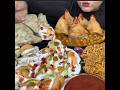 street food Asmr 🤤🍱🥂 @SpiceASMR#mukbang #eating #asmrfood #dahipuri #streetfood #samosa #noo