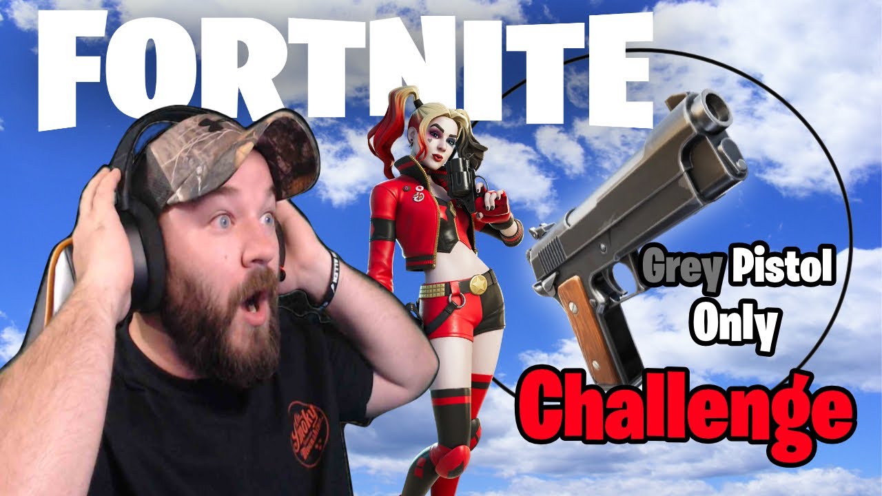 The Grey Pistol Only Challenge in Fortnite!