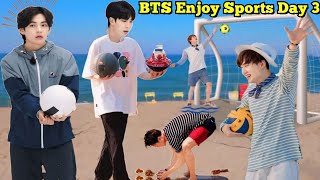 BTS Enjoy Sports Day // PART 3 // Real Hindi Dub // Run Ep. 2023