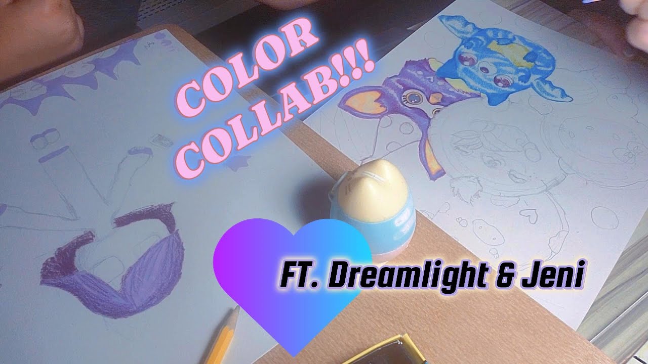 COLOR COLLAB ft. Dr3am L1ght & Jeni || @Dr3amL1ght #artcollaboration # ...