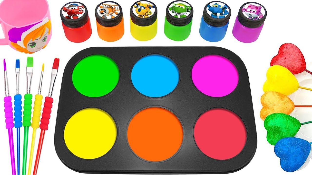 Satisfying Video | DIY How To Make Lollipop Slimes Sprunki with Stirred Crunching Sounds ASMR