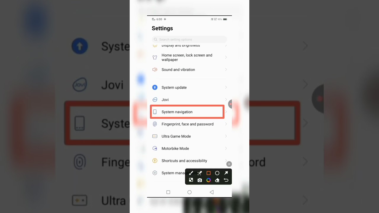 System Navigation Setting | Mobile Buttons On Kaise Kare | Hindi mobguide01