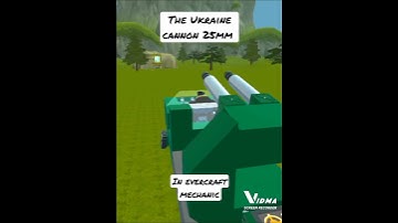 the UKRAINE CANNON 25MM in evercraft mechanic #shorts #evercraftmechanic