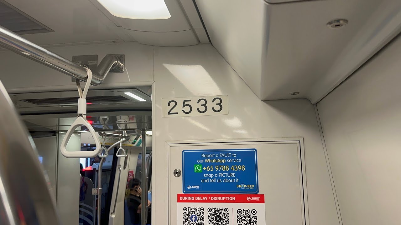 (2nd last KSFA ride of 2025) SMRT TRAINS ride on the CGL towards Changi Airport - C151A 533/534