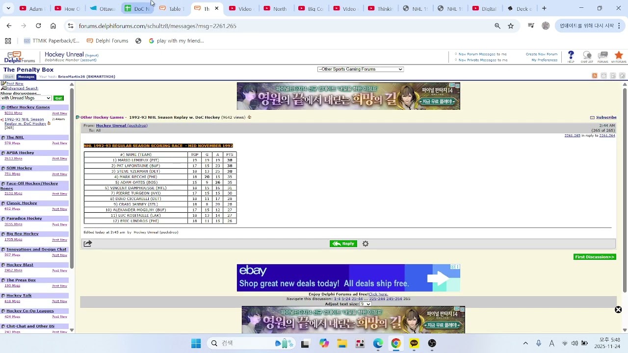 My 1992-93 NHL Full Season Replay with DoC Hockey - A Near-Quarter Season Look Around the League