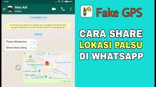 Cara Share Lokasi Palsu Di WhatsApp