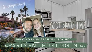 AZ Apartment Hunt - What you get for $1500-2500 | Moving Vlog | Arizona Housing Market
