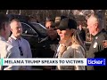 What Melania Trump Said To Fire Victims In Slovenian