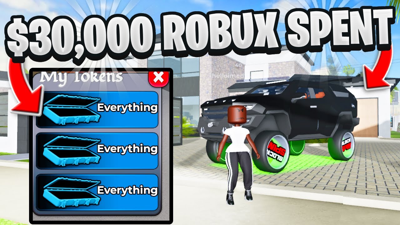 Я ПОТРАТИЛ 30 000 $ ROBUX, ЧТОБЫ ПОЛУЧИТЬ САМЫЕ РЕДКИЕ ПРЕДМЕТЫ В ROBLOX BLOCKSPIN