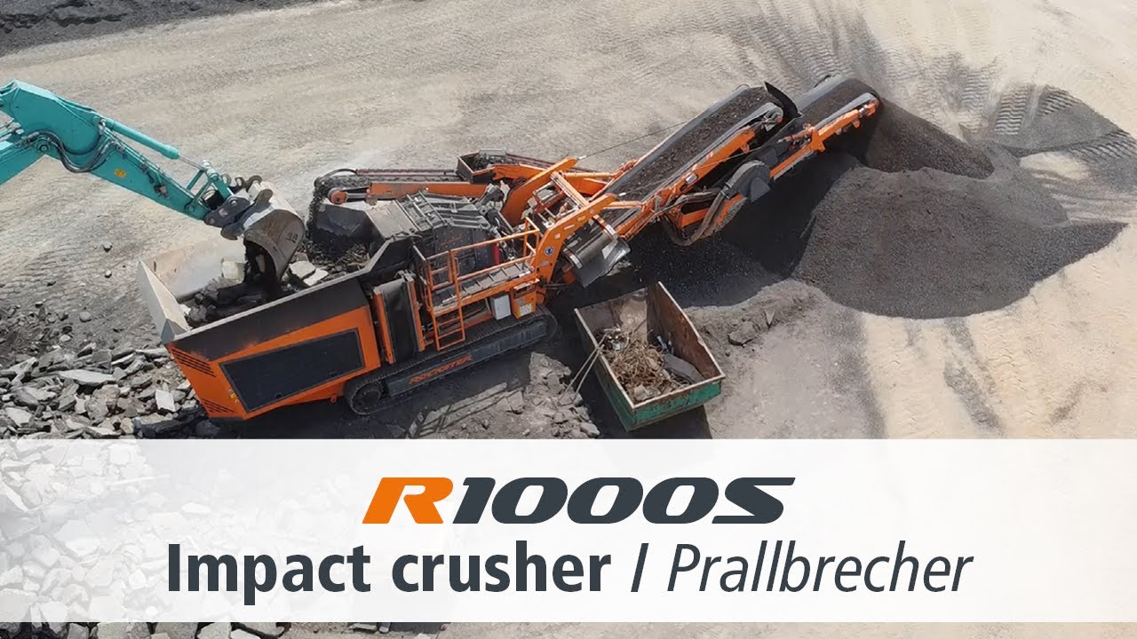 Rockster R1000S Closed Circuit Impact Crusher / Mobiler Prallbrecher / Asphalt recycling