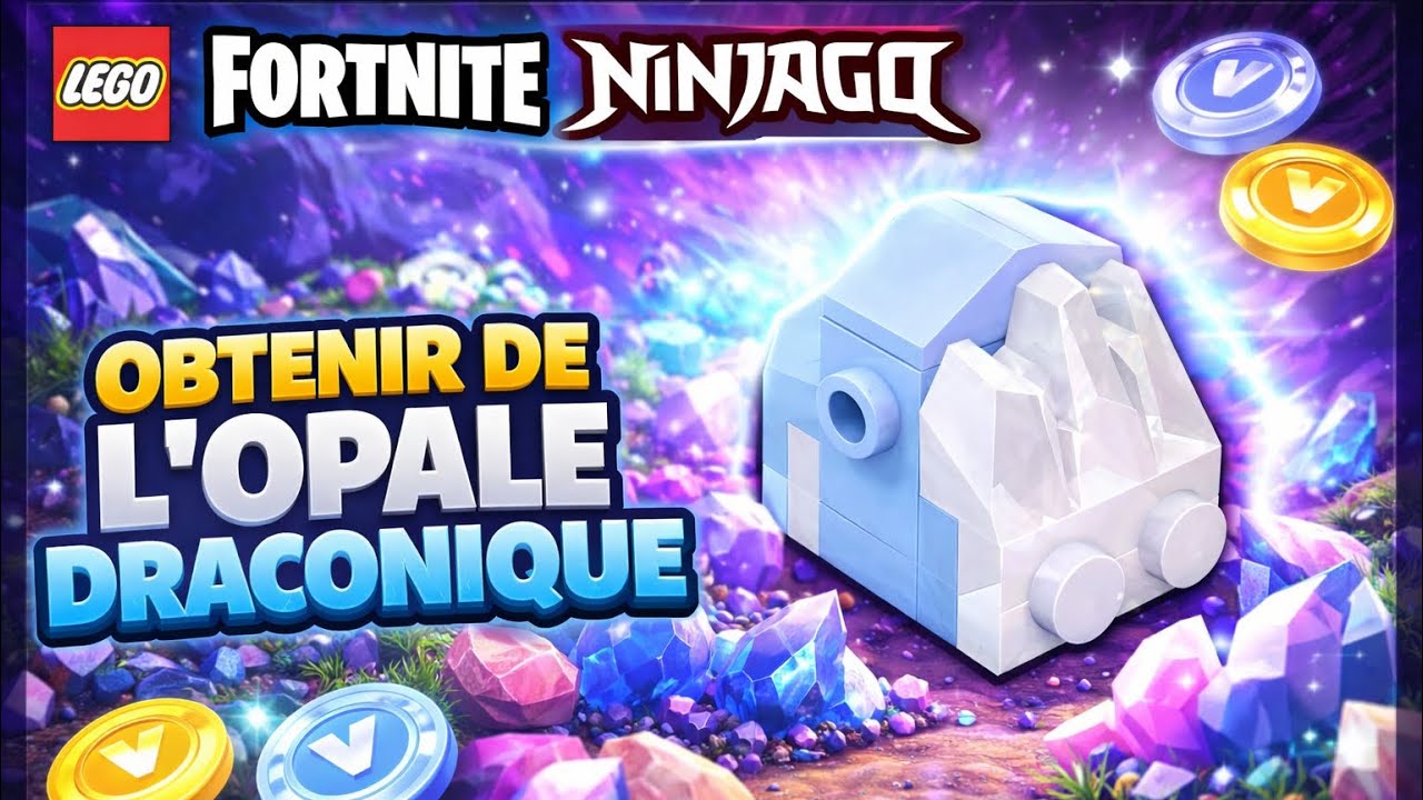 Obtenir de L’OPALE DRACONIQUE dans Lego Fortnite 