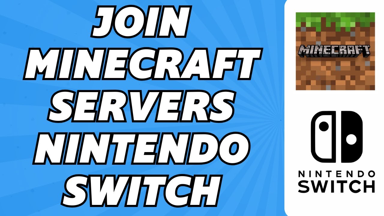 How to Join Minecraft Servers on Nintendo Switch (2025) - YouTube