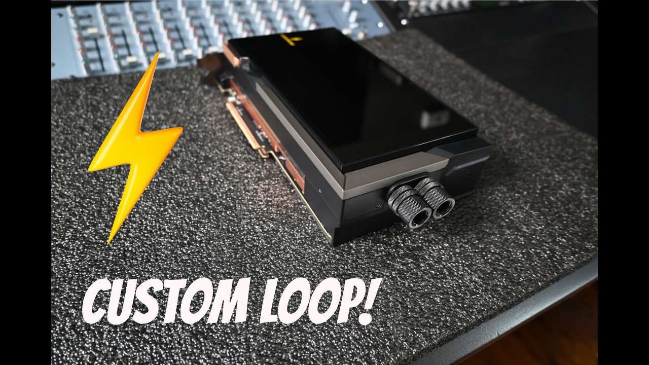 MSI RTX 5090 Lightning Z Custom Loop Conversion - YouTube