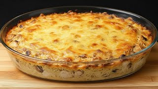 Ik heb nog nooit zo'n heerlijk diner gegeten! Snelle avondmaaltijd! De beste ovenschotel