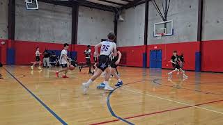 Mark drives with euro step for easy score with assist from Tyler