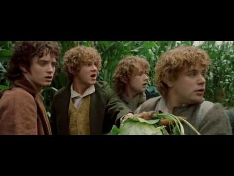 Фёдор и Сеня встречают Мерина и Пипина. Властелин колец Братва и кольцо. (Перевод Гоблина)