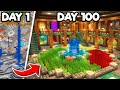 I Survived 100 Days In A CAVE ONLY WORLD In Minecraft Hardcore!