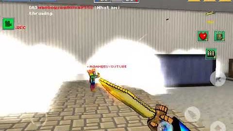 [Block Force - Pixel Style Gun Shooter Game] LOL GRENADE GLITCH!