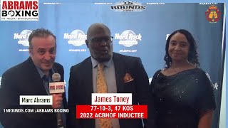 James Toney talks about his 2022 Atlantic City Boxing Hall of Fame Induction